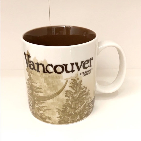 Starbucks Vancouver Brown Coffee Tea Mug
